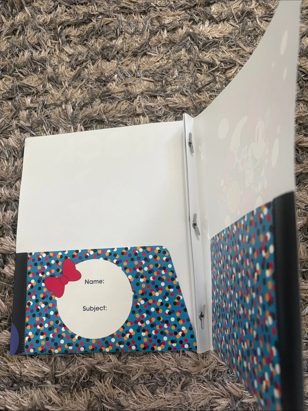 Pink, Lavender and Black Expanding File & Folder Set of 3, with Free Gifts